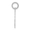 Sterling Silver Sweet Sixteen Disc Charm Birthday Jewerly 22mm x 16mm